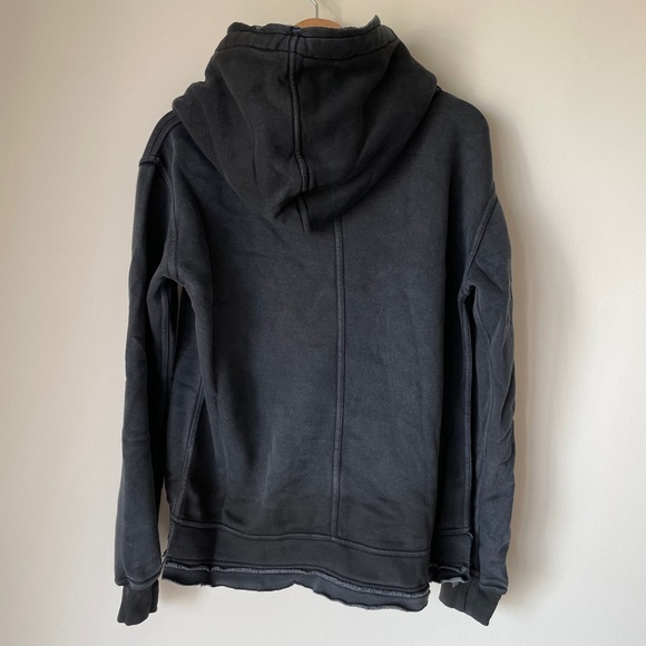 NEW Free People We The Free Zuma Hooded Sweatshirt In Black - Picture 8 of 13